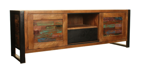 urban chic widescreen television cabinet with drawers and doors