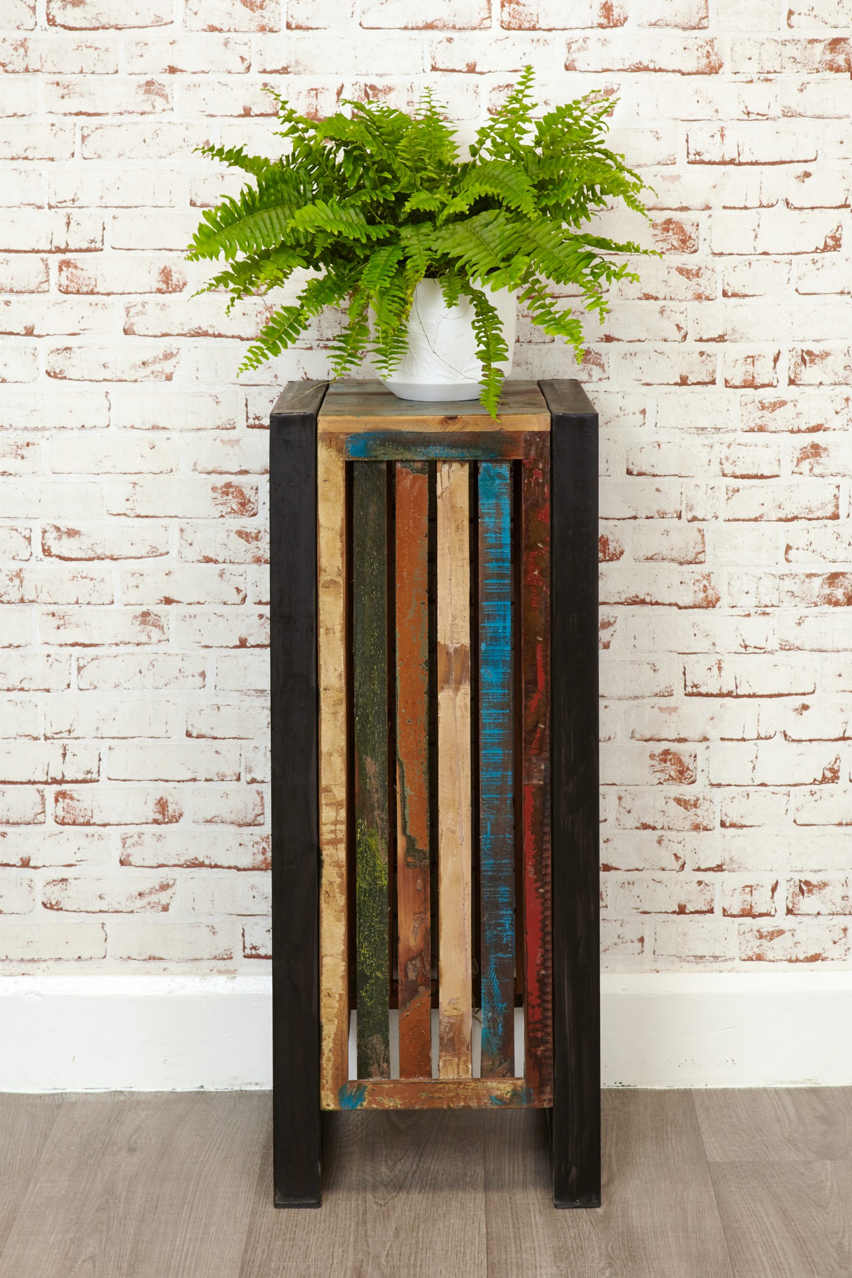 urban chic tall lamp table / plant stand