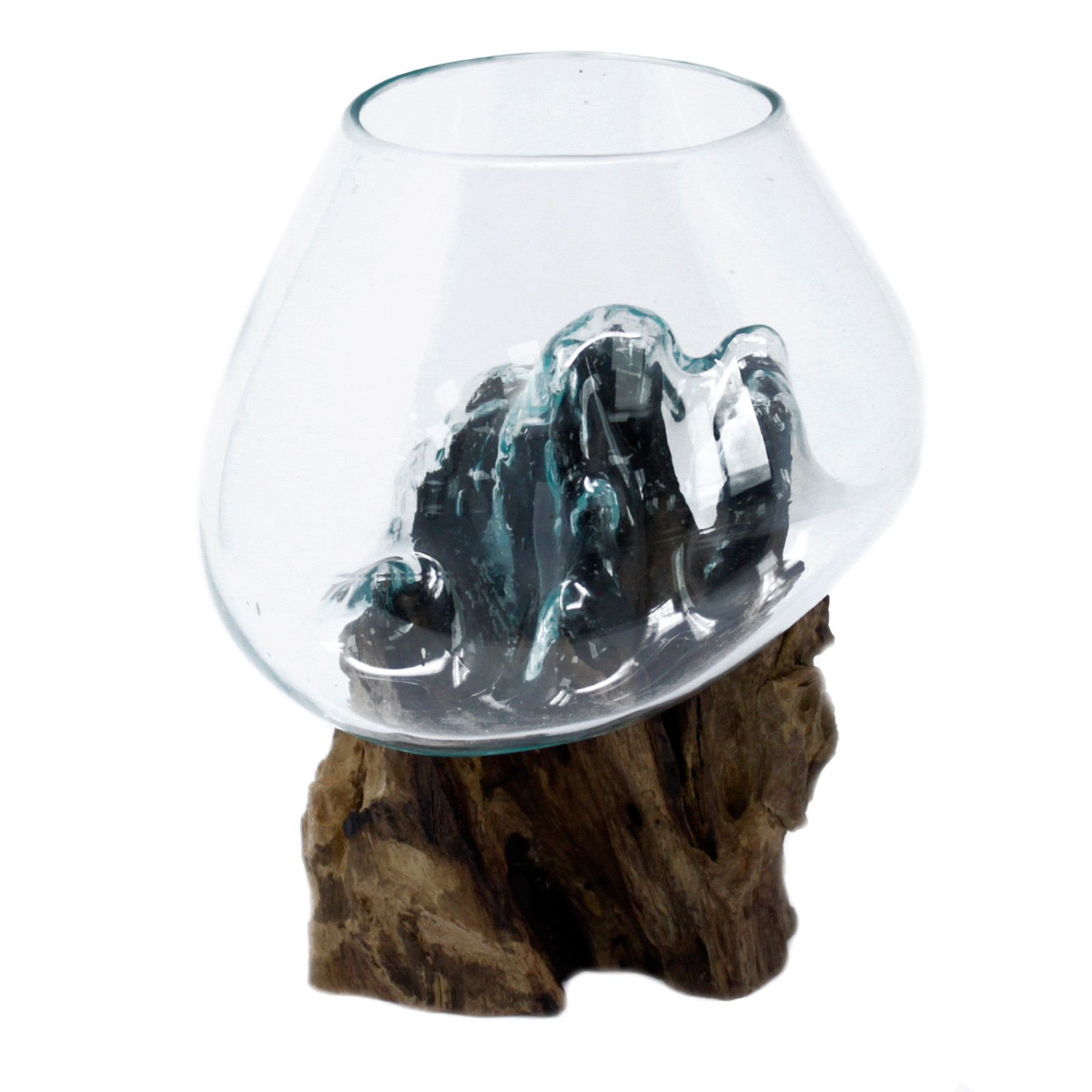 Molton Wood on Glass - Large Bowl